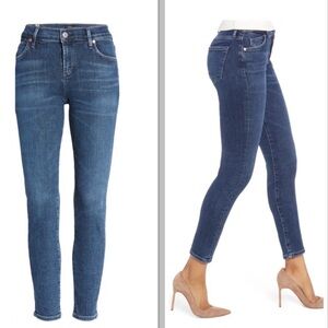 Citizens of Humanity CofH Avedon Light-Medium Wash Skinny Tapered Jeans, Size 28